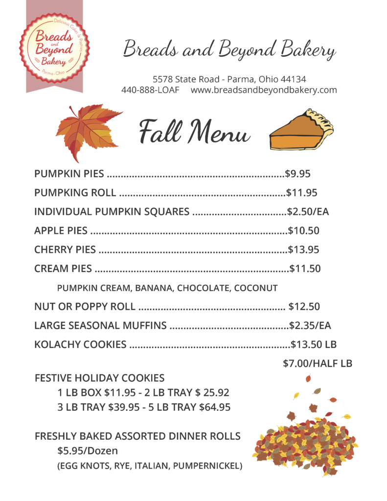 Breads and Beyond Bakery in Parma, OH