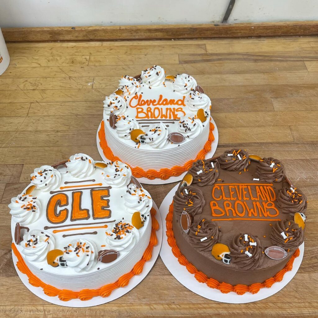cleveland browns cake