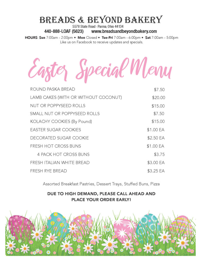 Breads and Beyond Bakery in Parma, OH