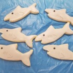 shark shaped cookies