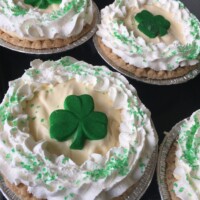 St. Patrick's Day Baileys Irish Cream Mini Pies